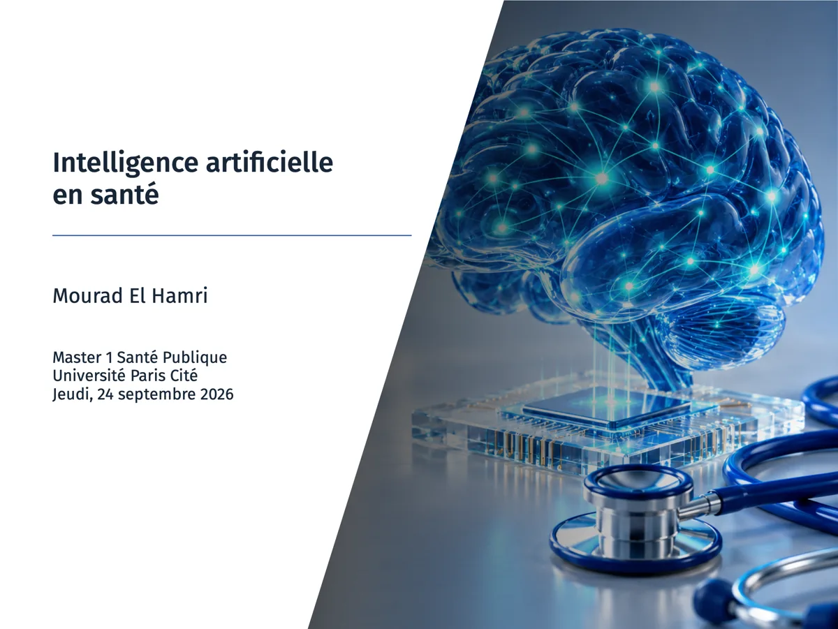 Artificial Intelligence in Health, slide 1